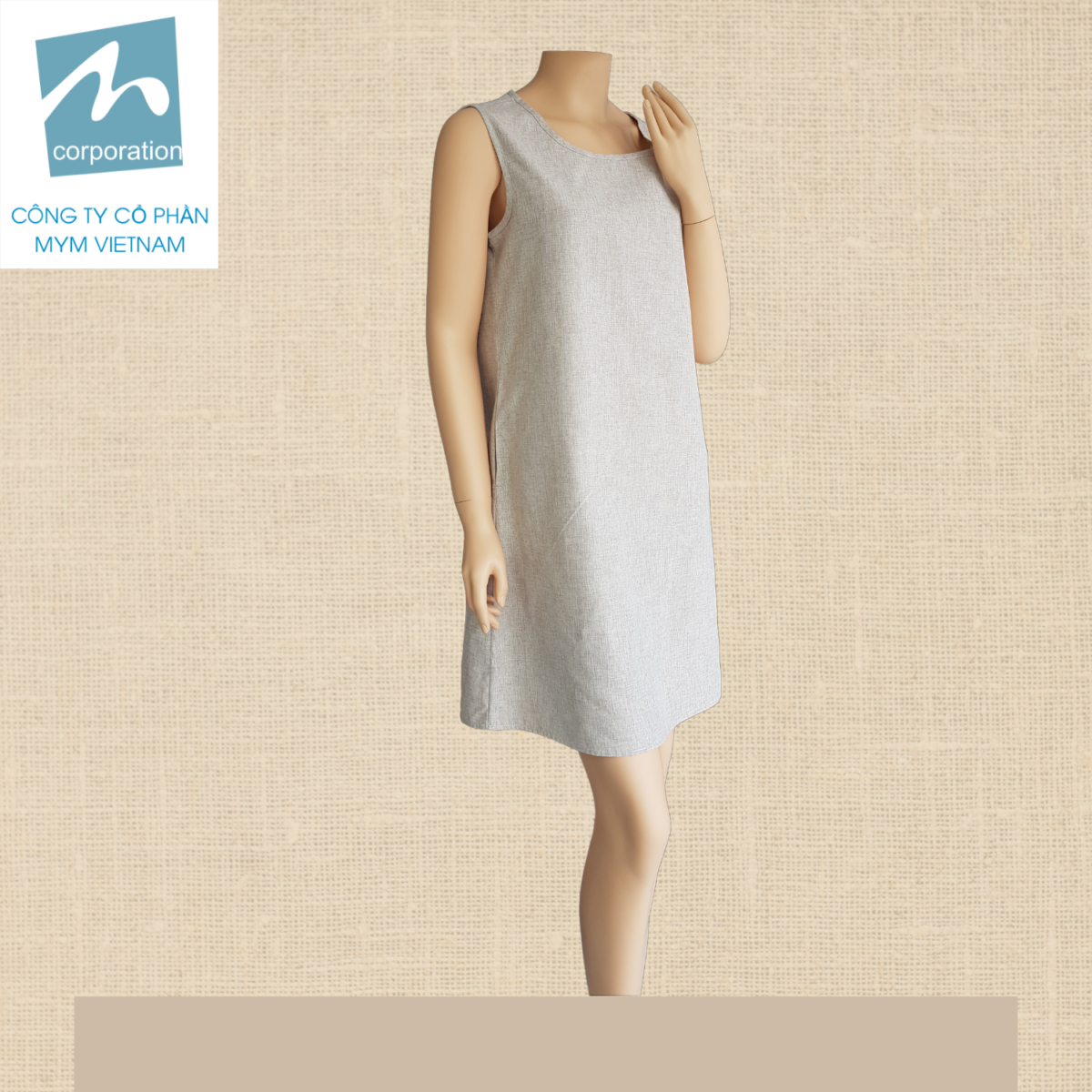 Đầm Sát Cánh Tay Màu Kem