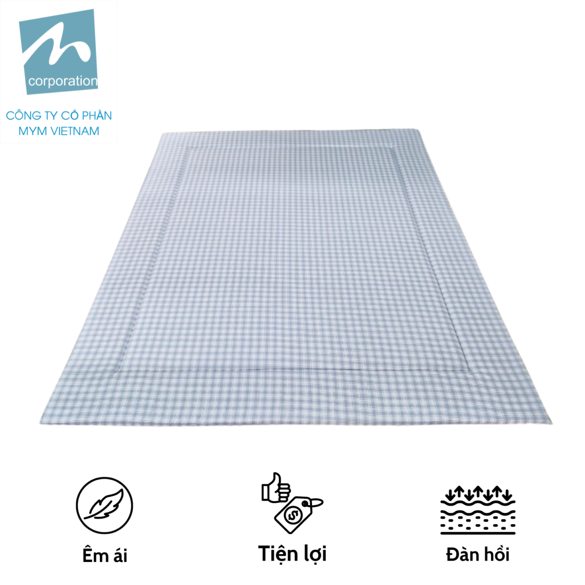 Nệm Gấp Tiện Lợi In Hoạ Tiết (Mẫu Ngẫu Nhiên) Nệm Gấp Tiện Lợi Microfiber 160x200cm Mẫu 04