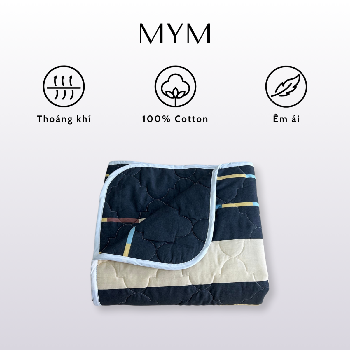 Chăn Cotton In Hoạ Tiết Mẫu 25
