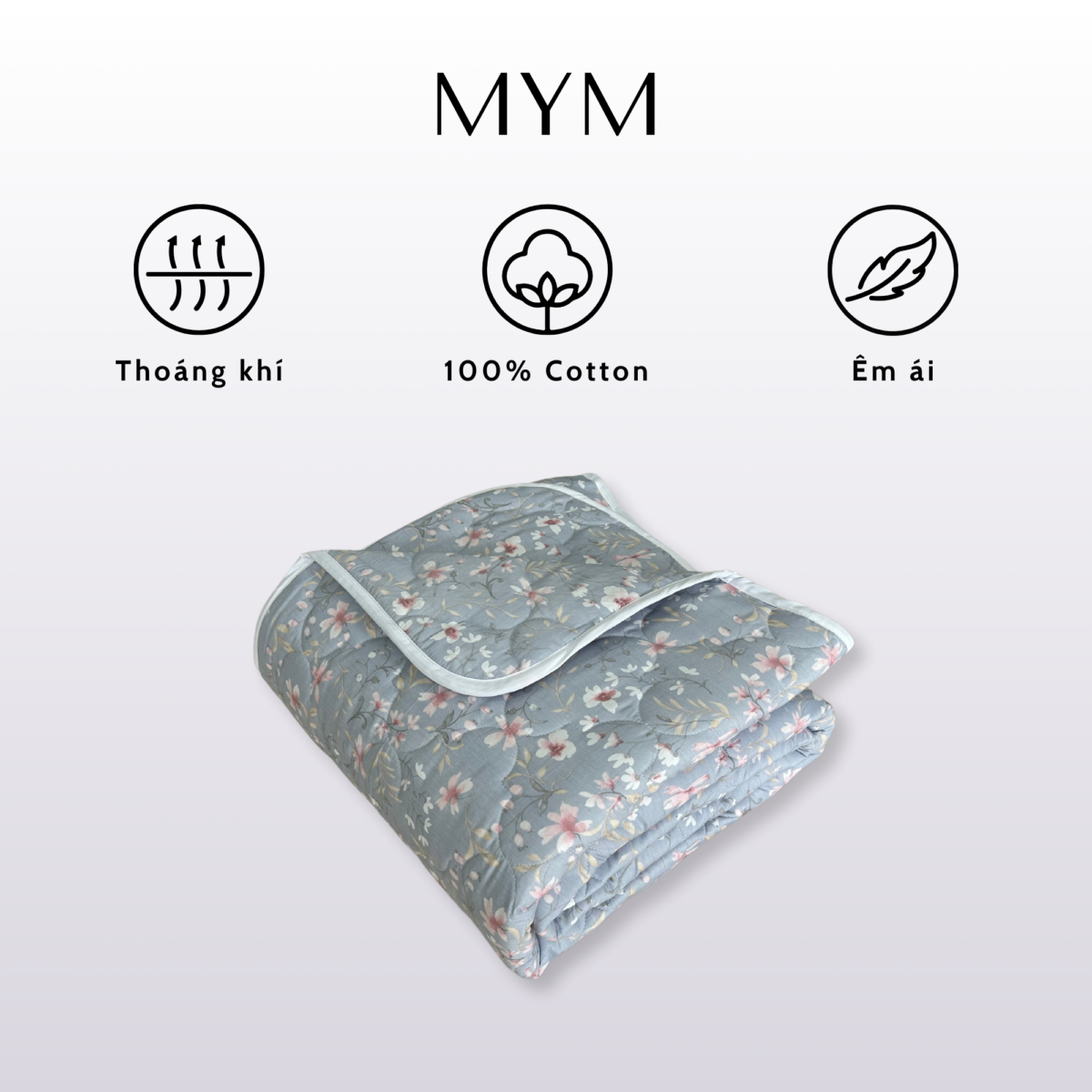 Chăn Cotton In Hoạ Tiết Mẫu 30