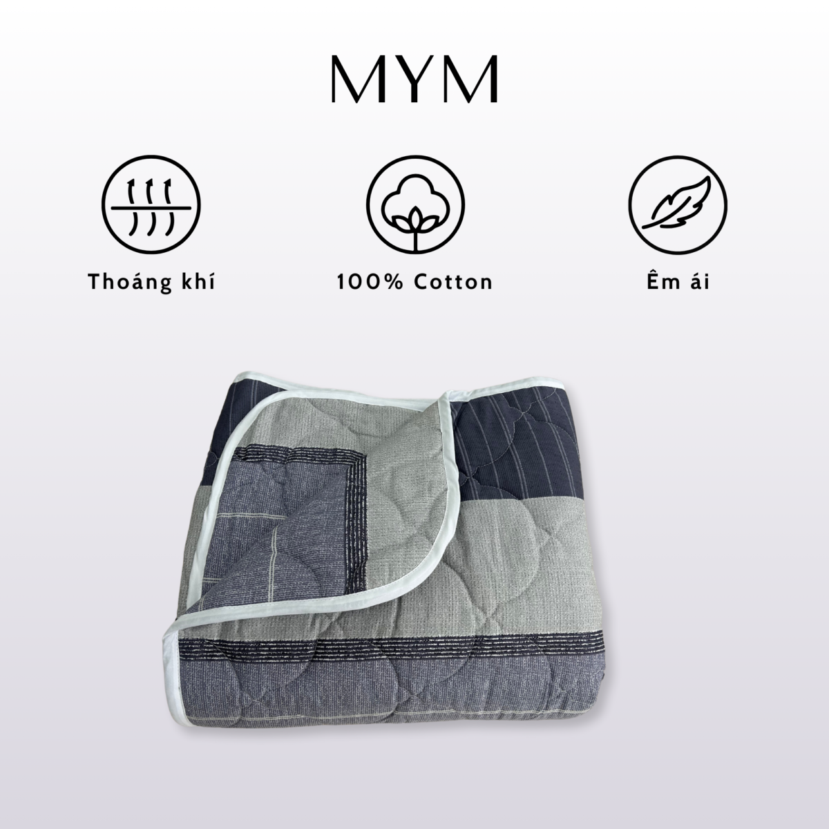 Chăn Cotton In Hoạ Tiết Mẫu 38