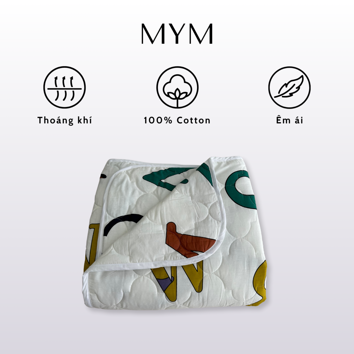 Chăn Cotton In Hoạ Tiết Mẫu 39