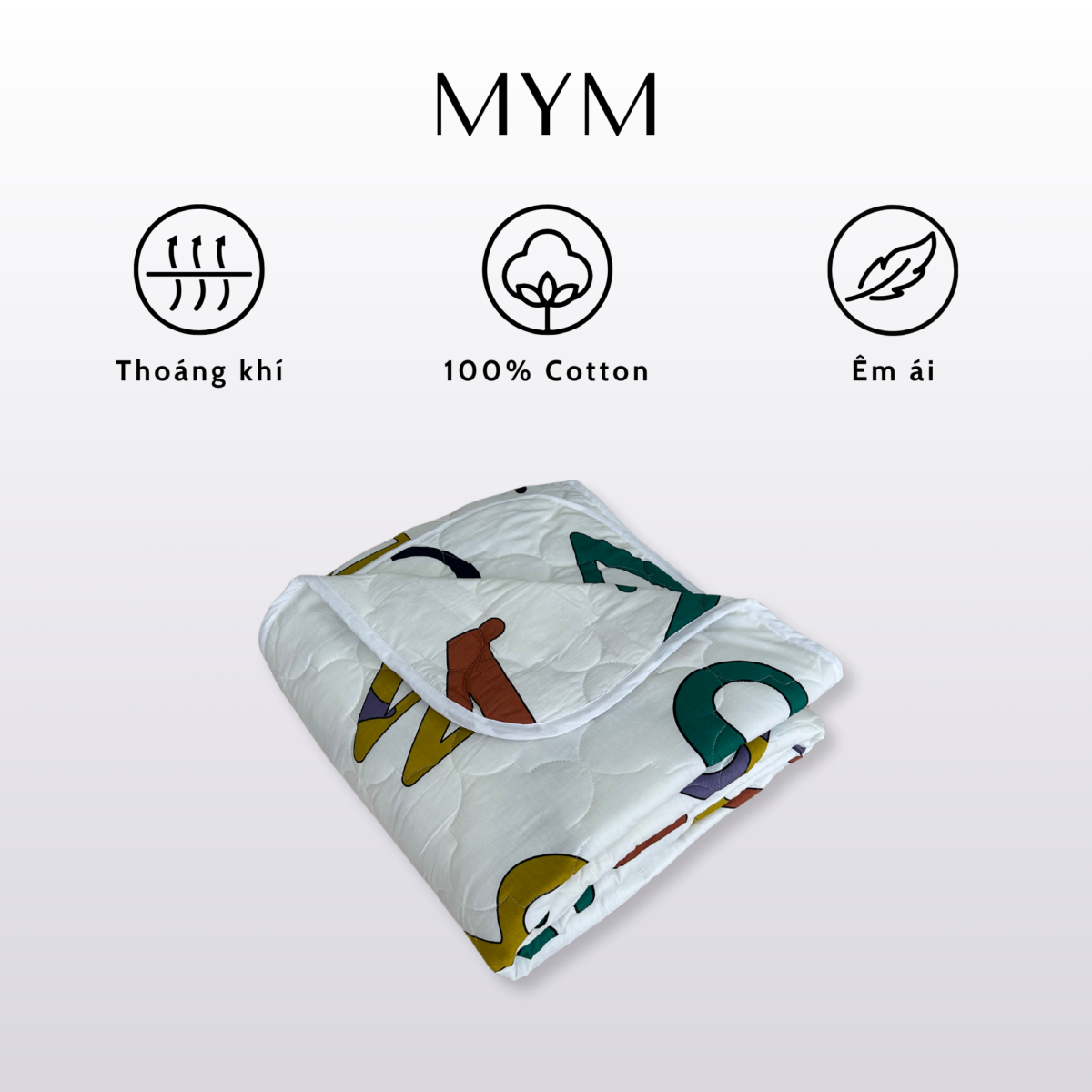Chăn Cotton In Hoạ Tiết Mẫu 39