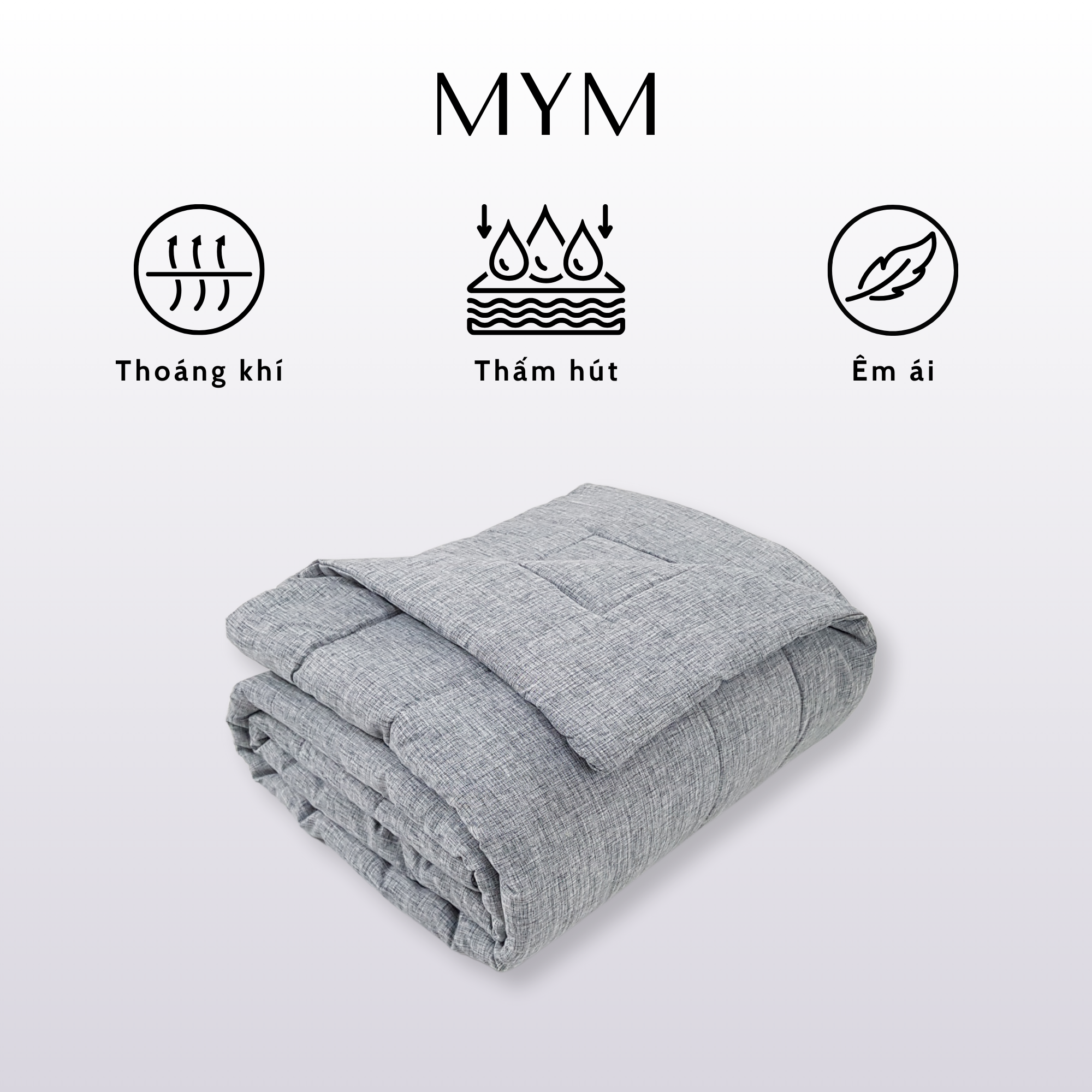 Chăn Chần Gòn Lanh Màu Microfiber - 09 Chi tiết Chăn Chần Lanh Poly Màu 09