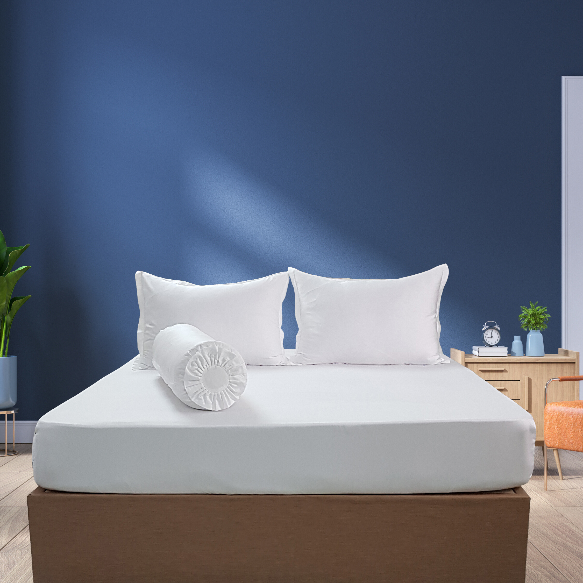 Bộ Drap Gối Tencel 1m6/1m8 Màu 01