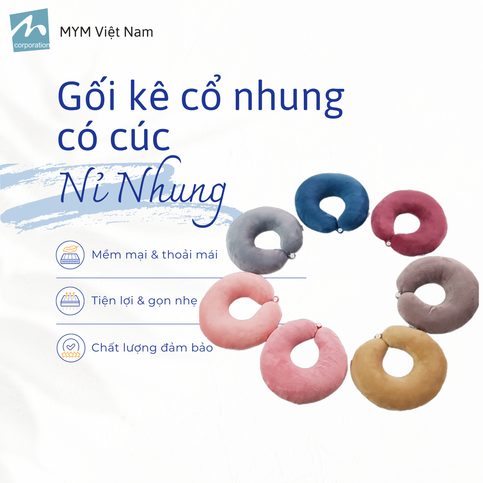 Gối Tựa Cổ Nhung Gối tựa cổ nhung có cúc