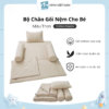 Bộ Chăn Gối Cho Bé Cotton Muslin Mẫu 2
